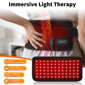 Red Light Therapy Panel 72 Tri-Core LEDs 660nm 850nm Near Infrared 3 Levels USB-C - SportZone.co.nz
