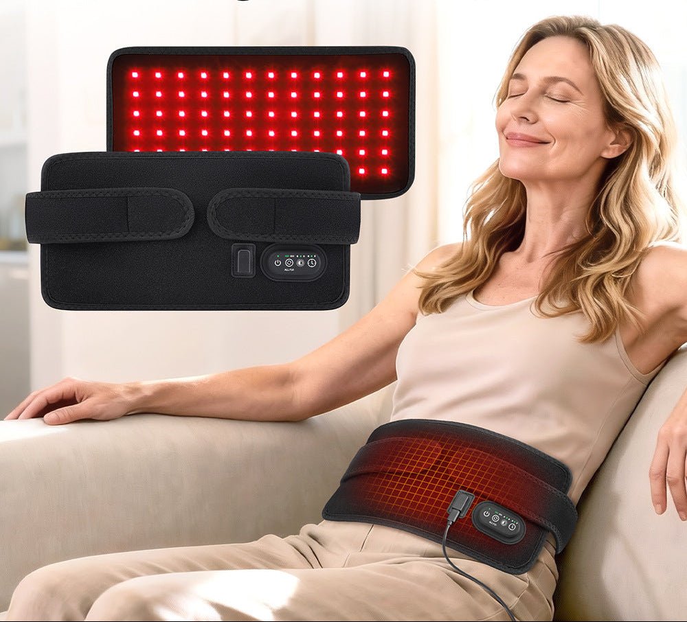 Red Light Therapy Panel 72 Tri-Core LEDs 660nm 850nm Near Infrared 3 Levels USB-C - SportZone.co.nz