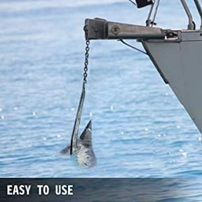 Stainless Steel Delta/Wing Style Boat Anchor Heavy Duty Triangular 11lb / 13lb 16lb /17.5lb 22lb 33lb 35lb Wing Triangle 13 lb/6 kg - SportZone.co.nz