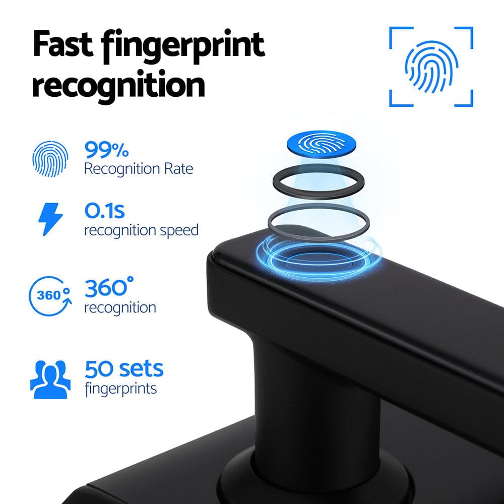 UL - tech Fingerprint Door Lock Smart Home System - SportZone.co.nz