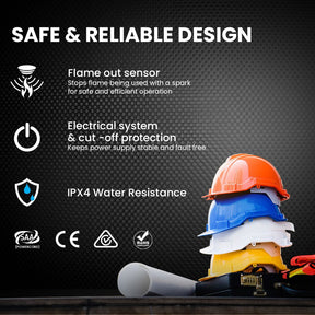 UNIMAC 30kW Portable Industrial Diesel Space Heater | Commercial Forced Air Heater - SportZone.co.nz