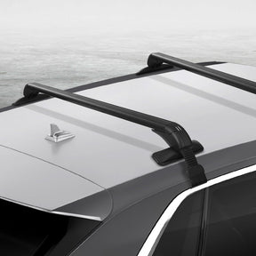 Universal Car Roof Rack Cross Bars 90cm Aluminium Adjustable Lockable 45kg Clamps - SportZone.co.nz