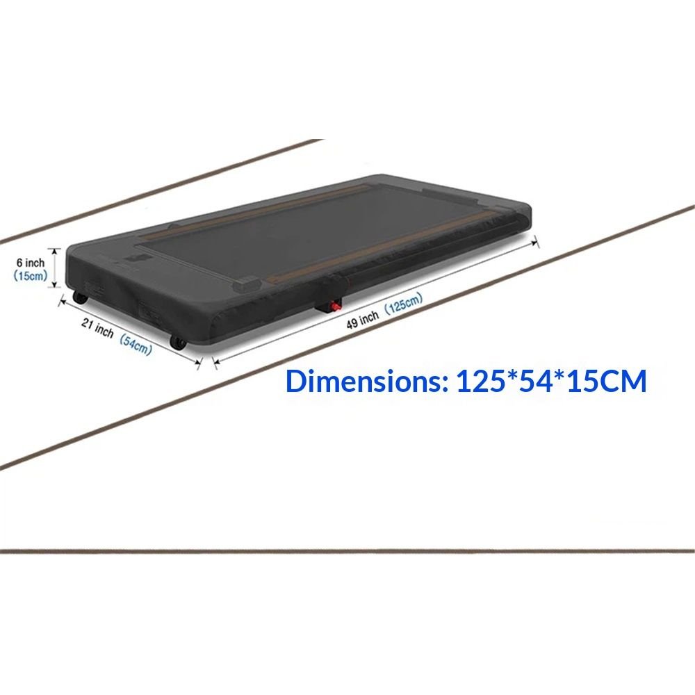 Waterproof Under Desk Treadmill Cover 210D Oxford Walking Pad Dust UV Protective Cover 125cm - SportZone.co.nz