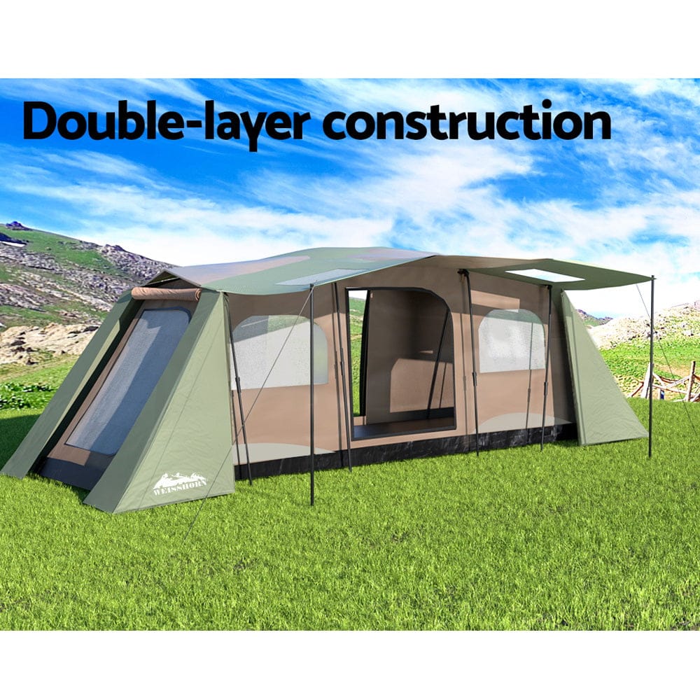 Weisshorn 10 - Person Instant Camping Tent: Your Ultimate Outdoor Retreat - SportZone.co.nz