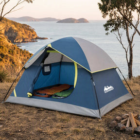 Weisshorn 2 Person Camping Dome Tent Lightweight Waterproof Outdoor Hiking - SportZone.co.nz