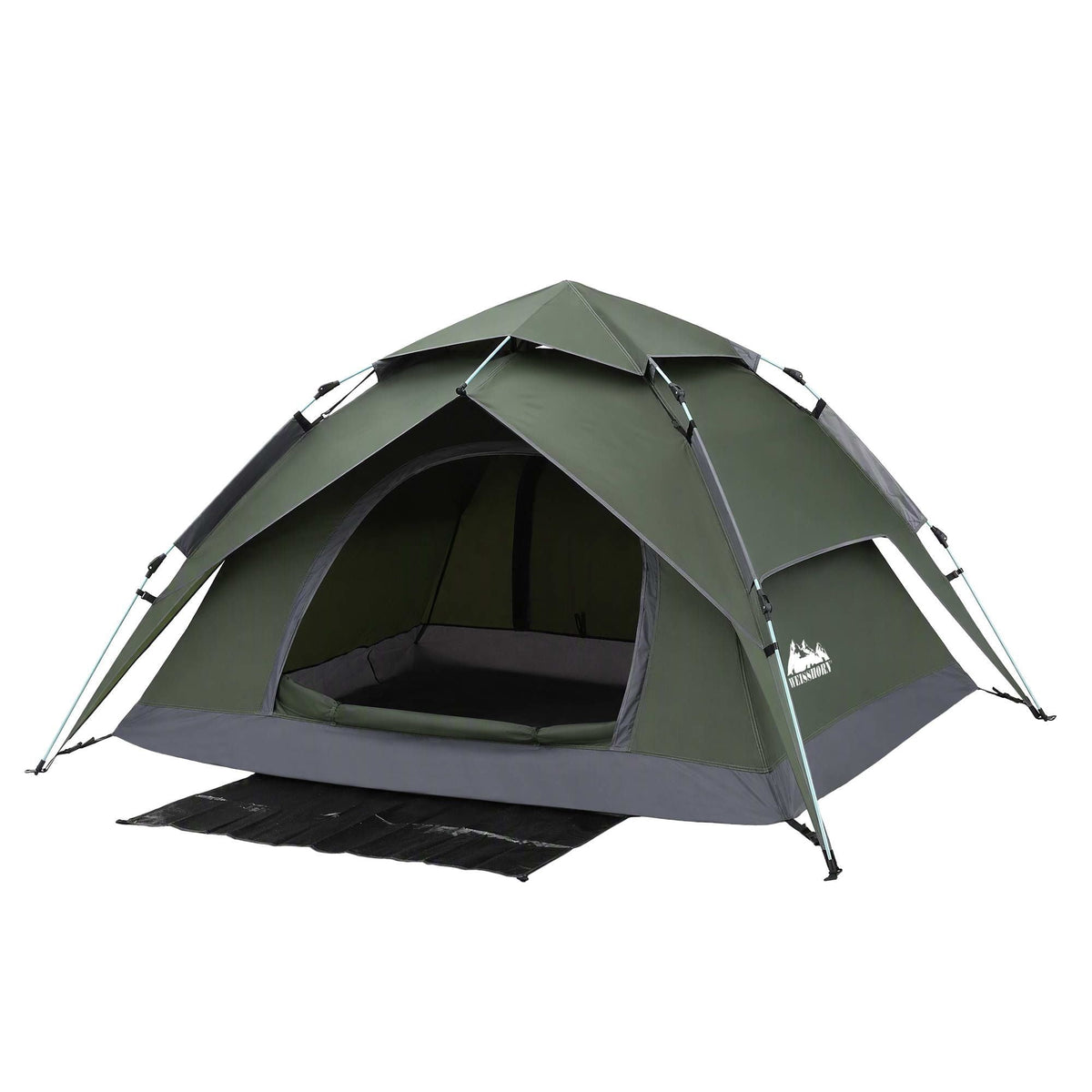 Weisshorn 2 Person Camping Tent Automatic Pop Up Water Repellent Shade Outdoor - SportZone.co.nz
