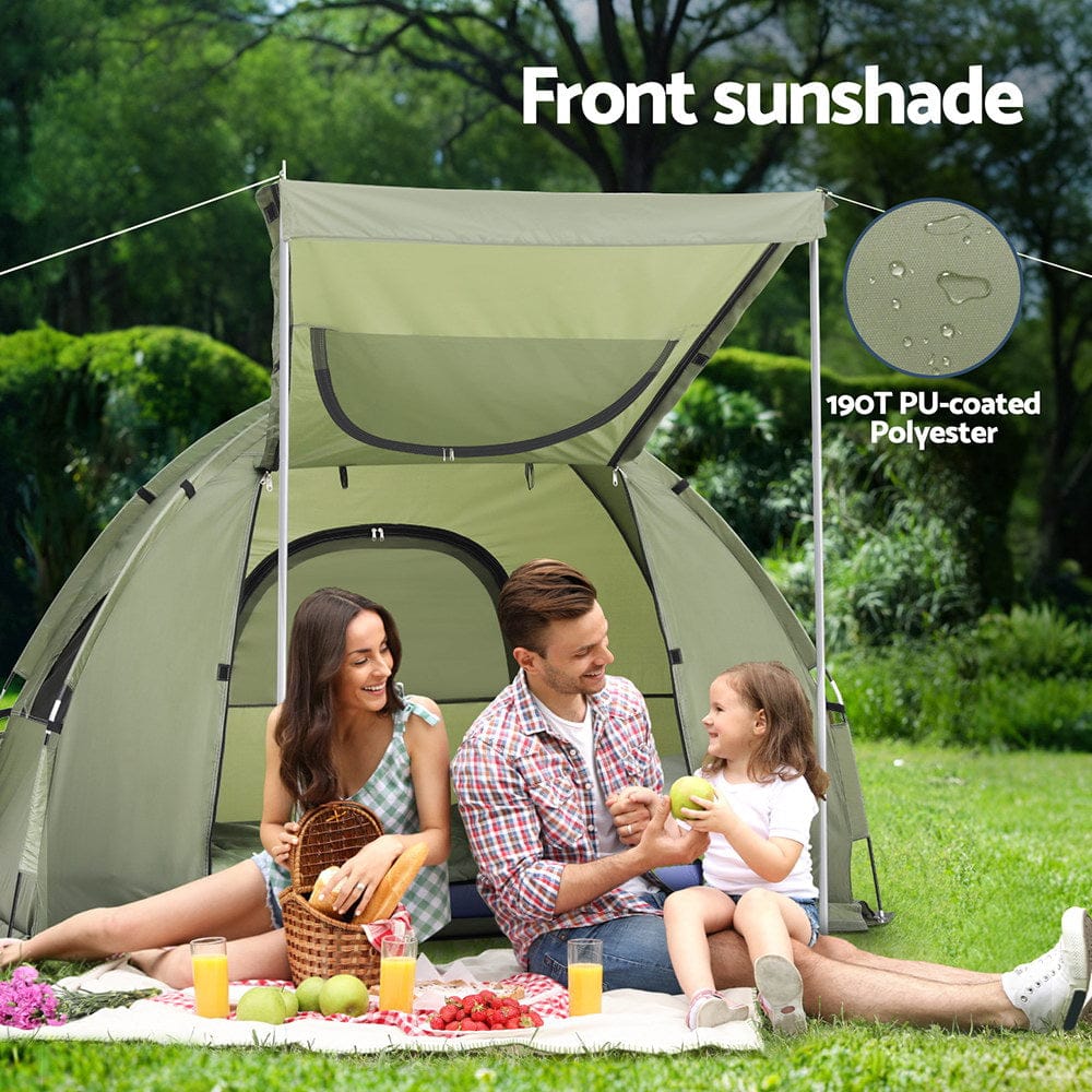Weisshorn 5 - in - 1 Camping Tent Cot 1 - person Air Mattress Camping Bed - SportZone.co.nz