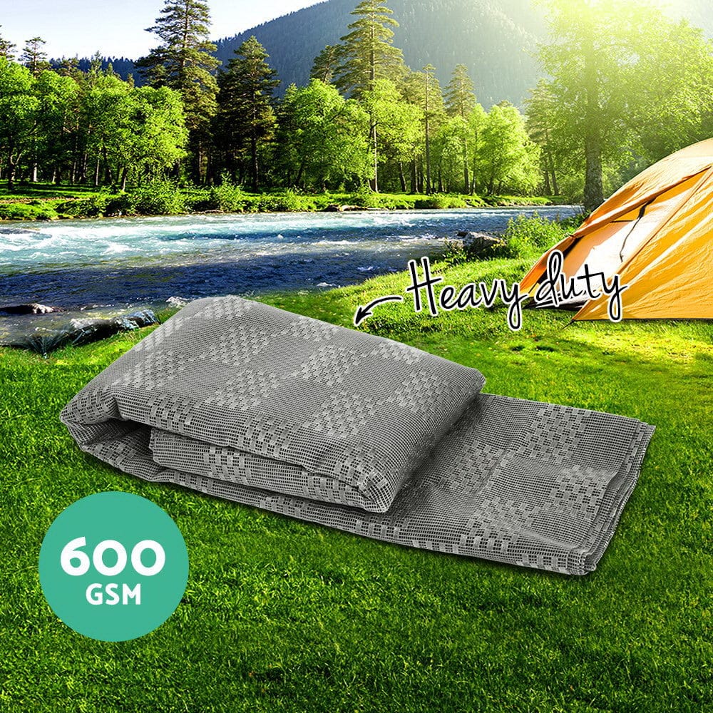 Weisshorn 5M X 2.5M Annex Matting 600GSM Floor Mats Mesh Caravan Camping Annexe - SportZone.co.nz