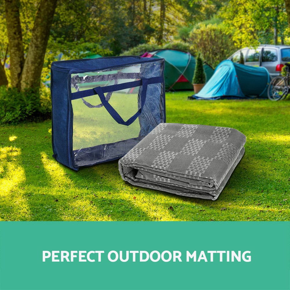 Weisshorn 7M X 2.5M Annex Matting 600GSM Floor Mats Mesh Caravan Camping Annexe - SportZone.co.nz