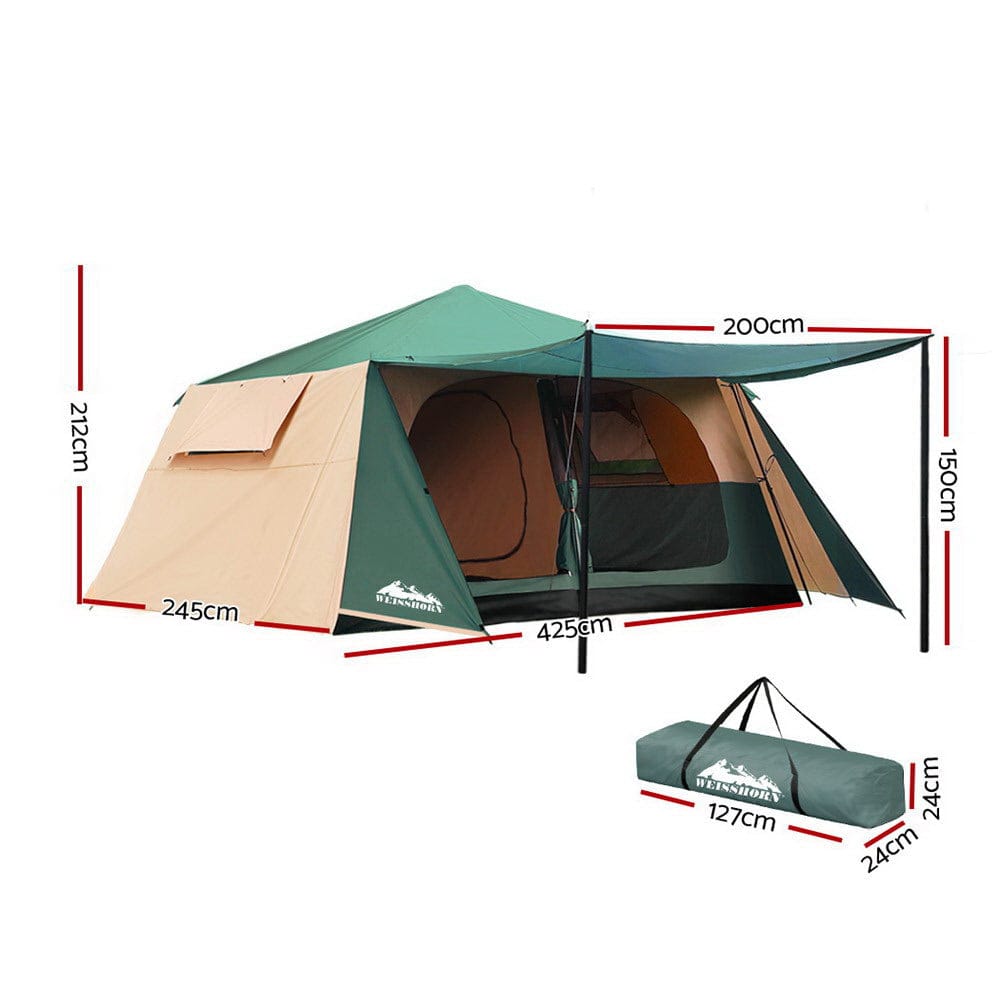 Weisshorn 8 - Person Dome Tent | Easy Setup Camping Tent - SportZone.co.nz