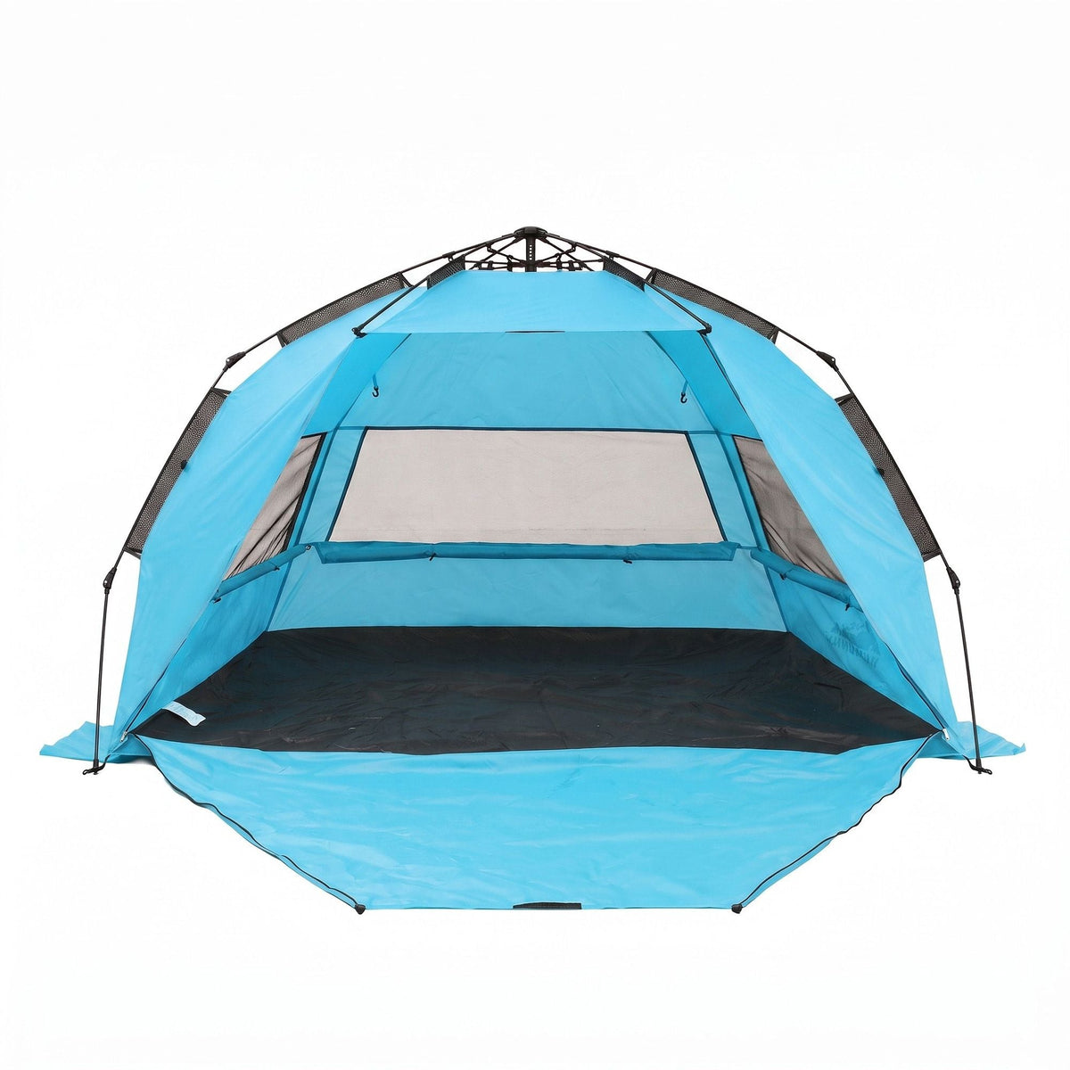 Weisshorn Beach Tent 3-4 Person Pop Up Sun Shade UPF 50 Automatic Outdoor Blue - SportZone.co.nz