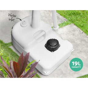 Weisshorn Camping Basin Portable Hand Wash Sink Stand 19L Capacity - SportZone.co.nz