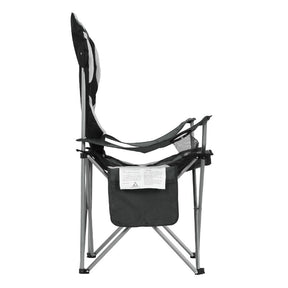 Weisshorn Camping Folding Chair Portable Outdoor Hiking Fishing Picnic Grey 2pcs - SportZone.co.nz