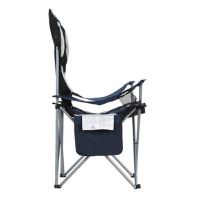 Weisshorn Camping Folding Chair Portable Outdoor Hiking Fishing Picnic Navy 2pcs - SportZone.co.nz