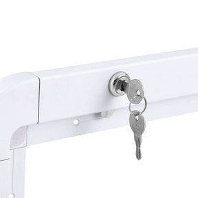 Weisshorn Caravan Table 800 x 450mm Folding Lockable White - SportZone.co.nz