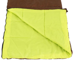 Weisshorn Sleeping Bag Double Bags Thermal Camping Hiking Tent Brown - 5°C - SportZone.co.nz