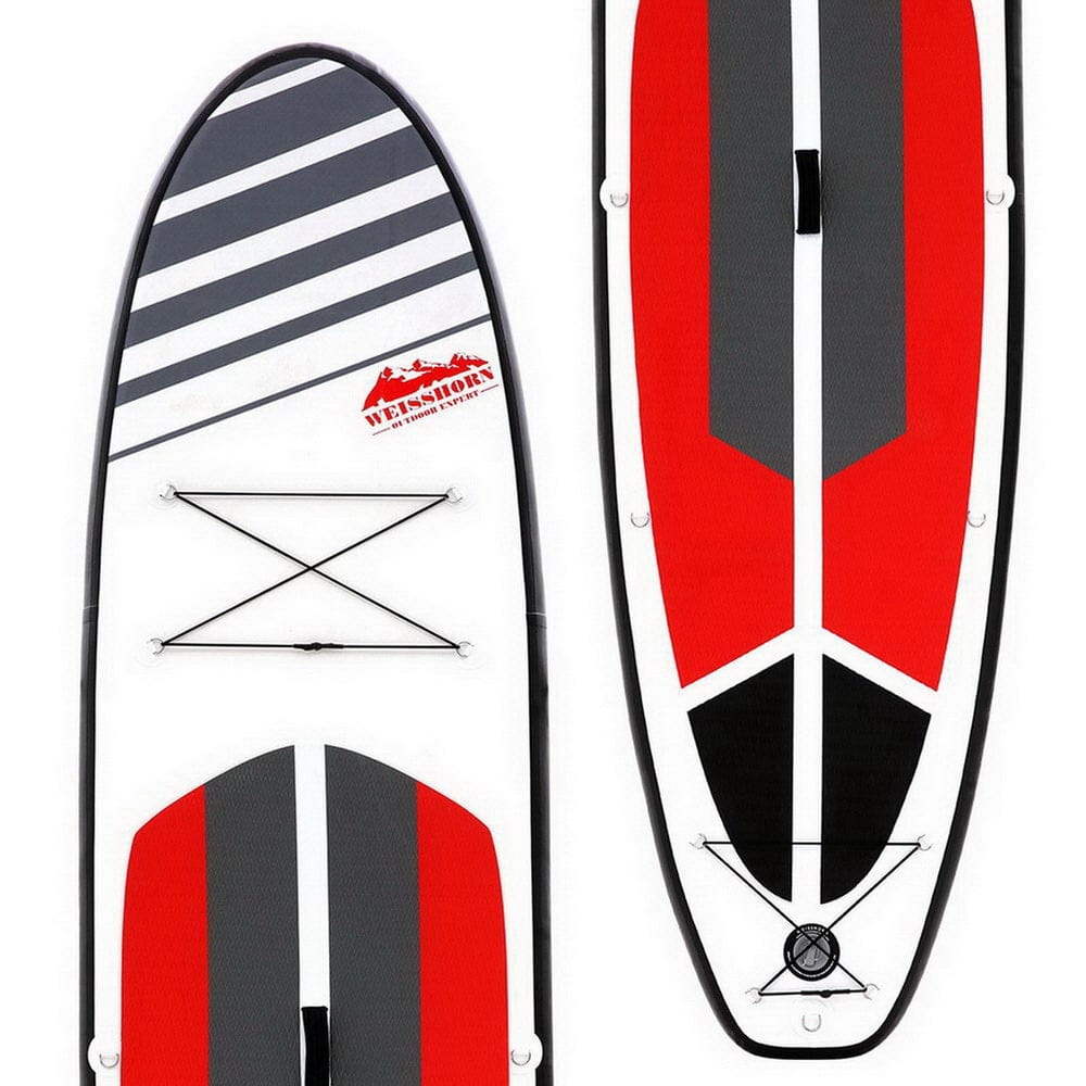 Weisshorn Stand Up Paddle Board 11ft Inflatable SUP Surfboard Paddleboard Kayak Surf Black - SportZone.co.nz