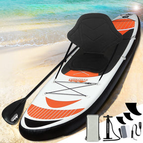 Weisshorn Stand Up Paddle Board 11ft Inflatable SUP Surfboard Paddleboard Kayak Surf Red - SportZone.co.nz