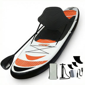 Weisshorn Stand Up Paddle Board 11ft Inflatable SUP Surfboard Paddleboard Kayak Surf Red - SportZone.co.nz