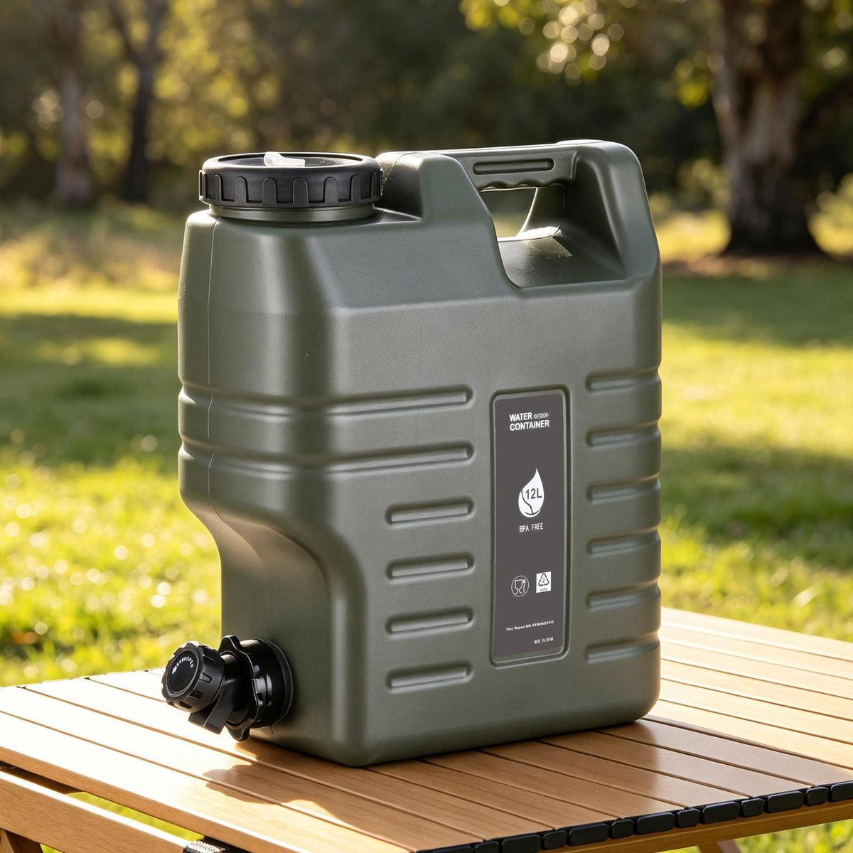 Weisshorn12L Water Container Jerry Can Bucket Camping Outdoor Storage Tank - SportZone.co.nz