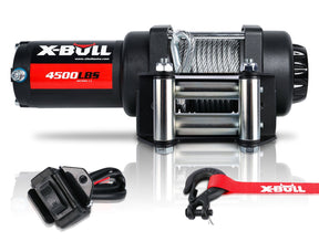 X - BULL Electric Winch 4500LBS/2041KG Steel Cable Wireless Remote Boat ATV 4WD - SportZone.co.nz