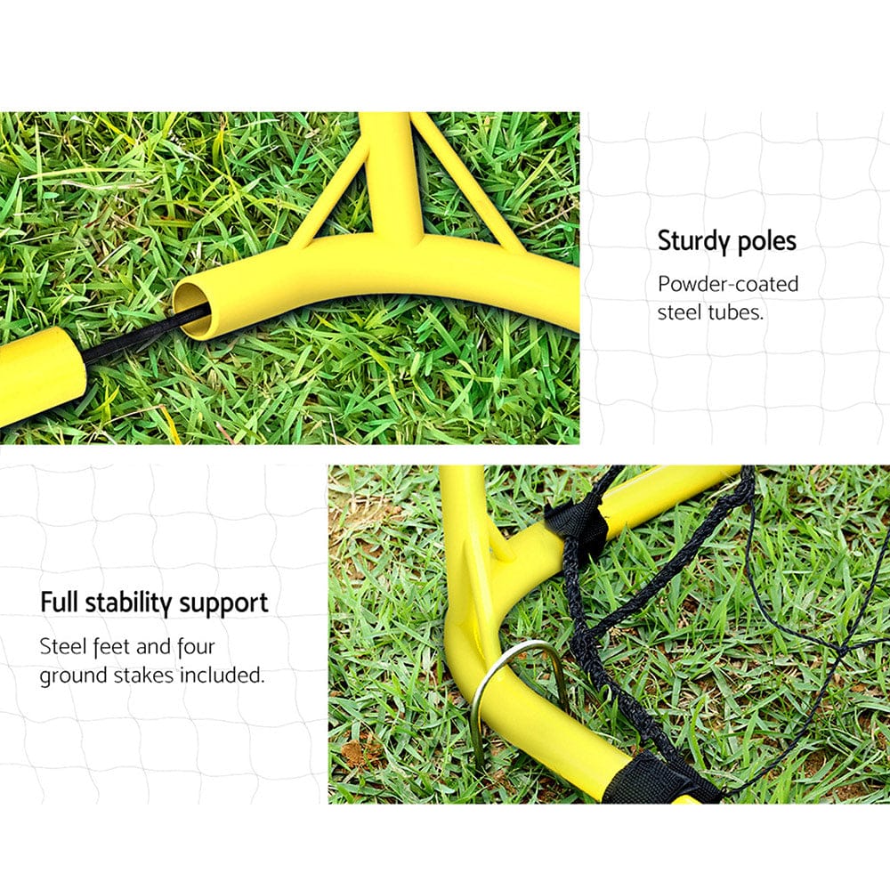 Everfit 3.6m Football Soccer Net Portable Goal Net Rebounder Sports Training - SportZone.co.nz
