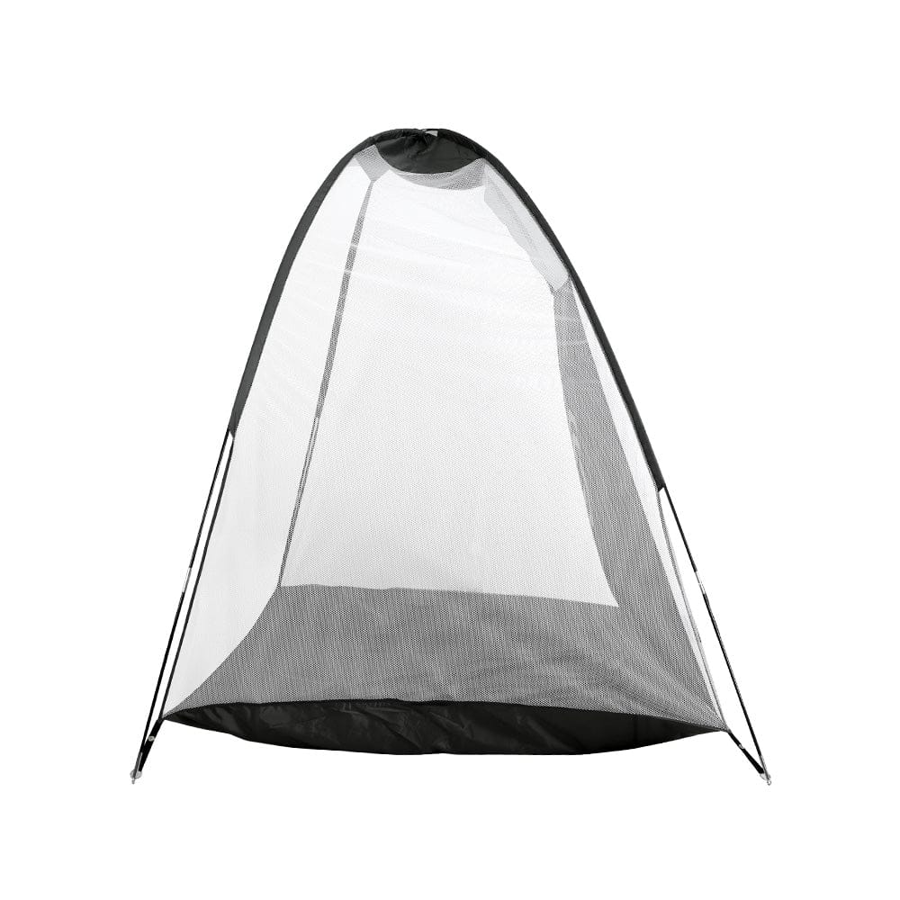 Everfit 3M Golf Practice Net Portable Training Aid Driving Target Tent Black - SportZone.co.nz