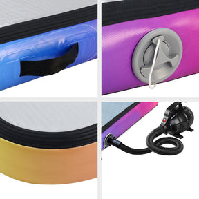 Everfit 5M Air Track Gymnastics Tumbling Exercise Mat W/ Pump Inflatable Colour - SportZone.co.nz