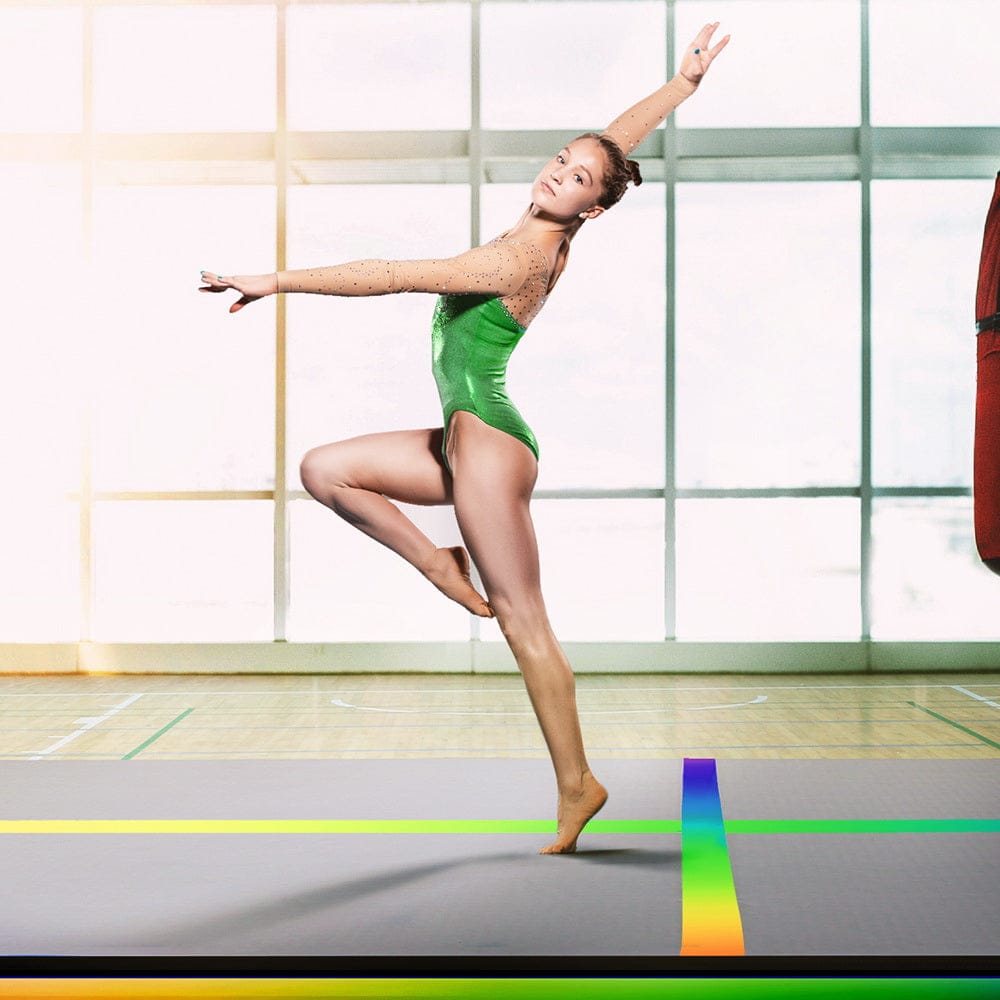 Everfit 5M Air Track Gymnastics Tumbling Exercise Mat W/ Pump Inflatable Colour - SportZone.co.nz