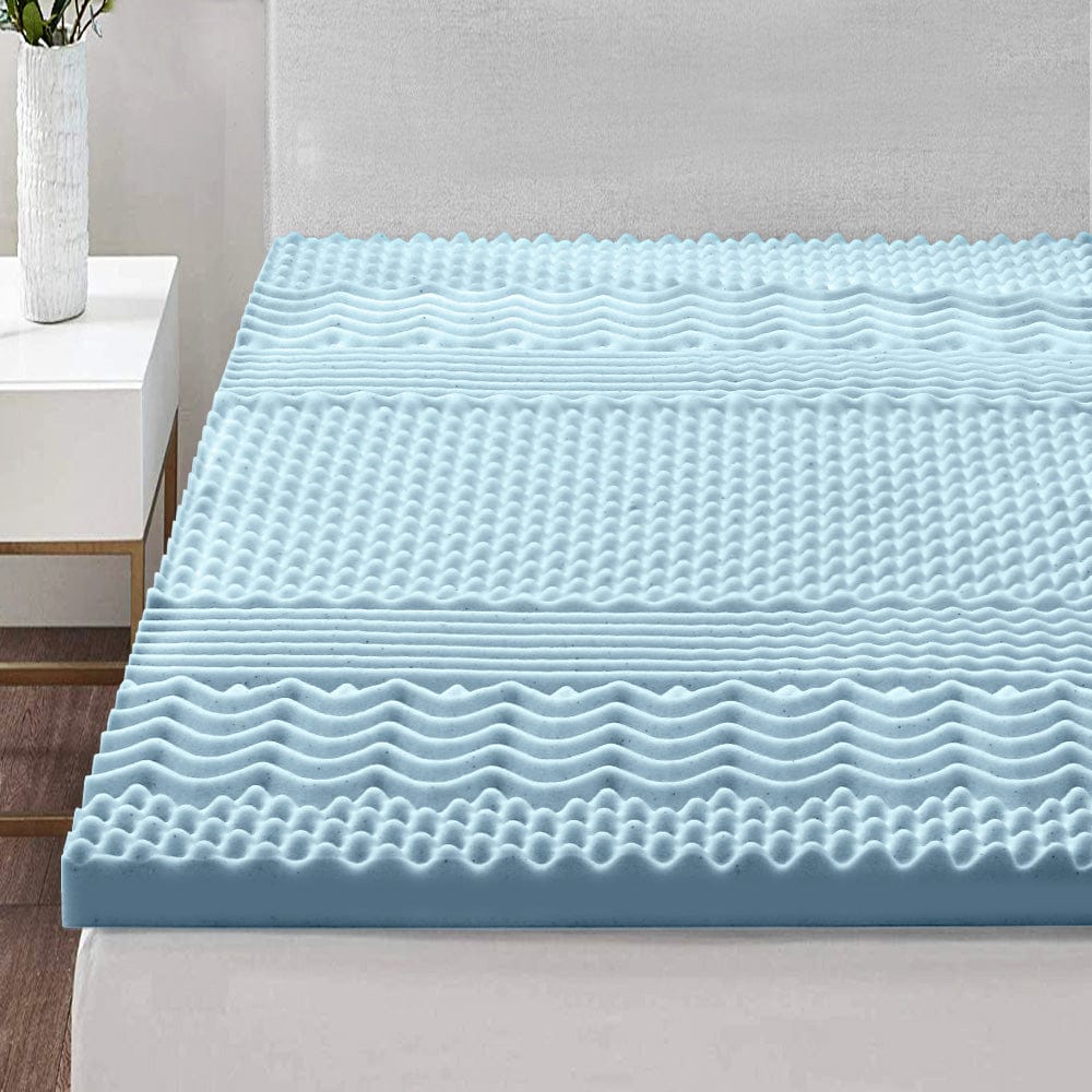 Giselle Bedding Memory Foam Mattress Topper 7 - Zone 5cm Single - SportZone.co.nz