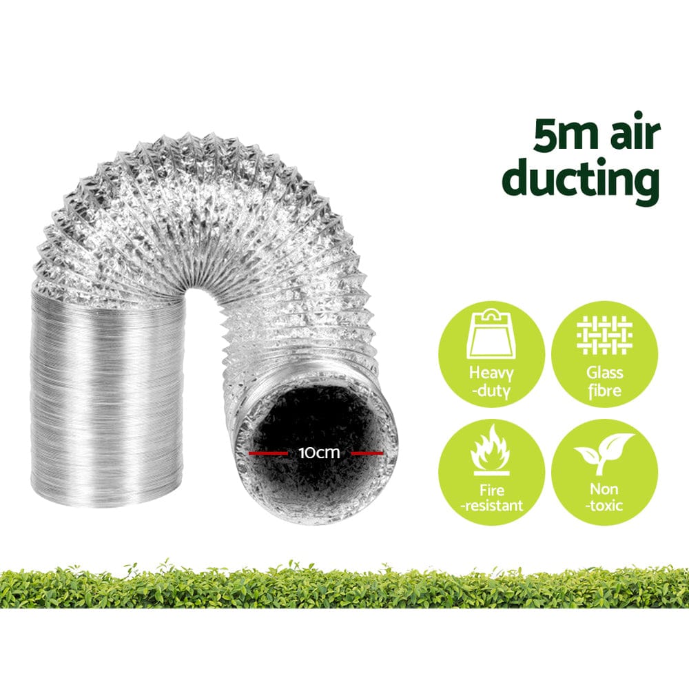 GREEN FINGERS GROW 1000W Full Spectrum LED Grow Tent Kit – 80x80x160cm w/ 4" Vent Fan - SportZone.co.nz