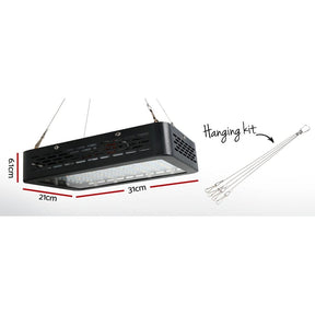Green Fingers Grow Tent Light Kit 60x60x140CM 600W LED 4" Vent Fan,Green Fingers Grow Tent Light Kit LED 600W Full Spectrum 4" Vent 60x60x140CM - SportZone.co.nz