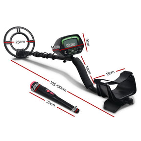 Metal Detector 220MM Deep Sensitive Waterproof Pinpointer Treasure Hunter - SportZone.co.nz