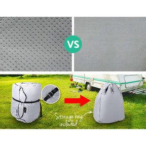 Weisshorn 16 - 18ft Caravan Cover Campervan 4 Layer UV Water Resistant - SportZone.co.nz