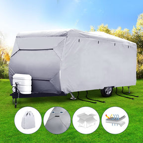 Weisshorn 22 - 24ft Caravan Cover Campervan 4 Layer UV Water Resistant - SportZone.co.nz