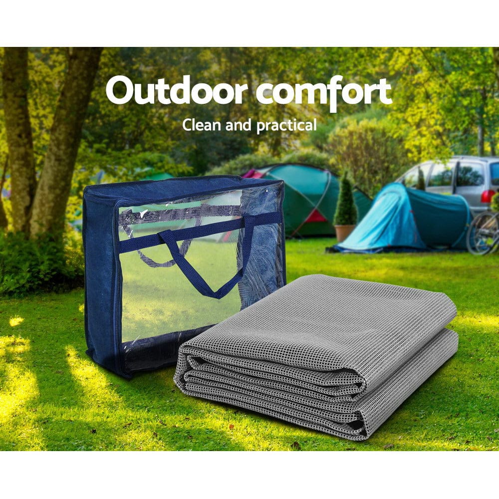 Weisshorn 6M X 2.5M Annex Matting Floor Mats Mesh Caravan Camping Annexe - SportZone.co.nz
