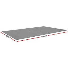 Weisshorn 6M X 2.5M Annex Matting Floor Mats Mesh Caravan Camping Annexe - SportZone.co.nz